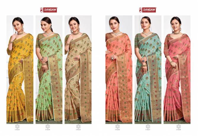 Sangam Chitrakoot New Exclusive Wear Cotton Fancy Designer Saree Collection
